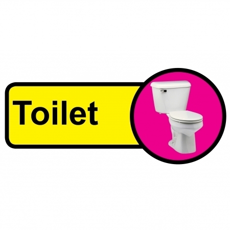 Toilet Sign Dementia Friendly - 480mm x 210mm